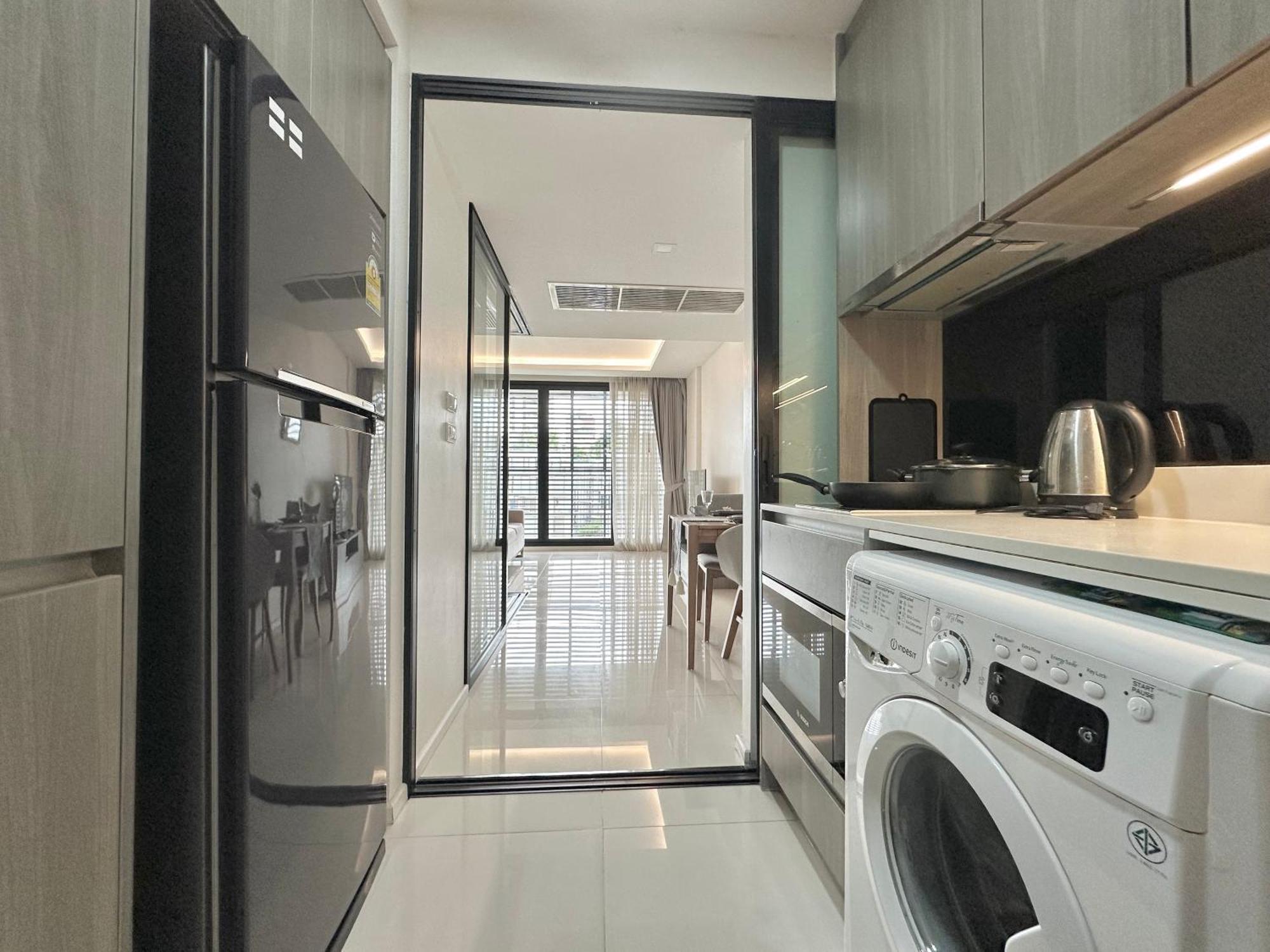 公寓 Circle Rein Sukhumvit 12 #1br#pool&gym#near Terminal 21#max4
