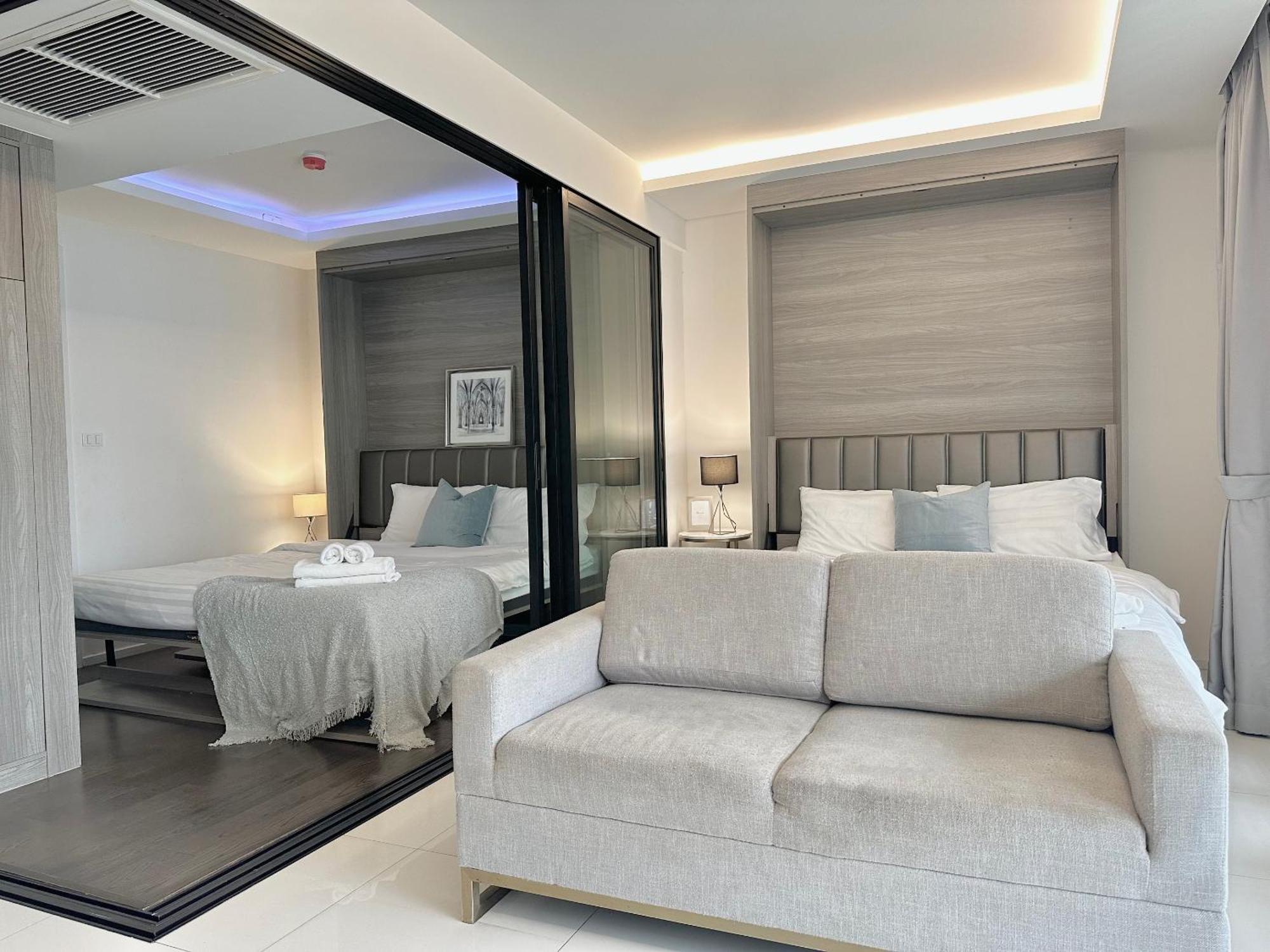 Circle Rein Sukhumvit 12 #1br#pool&gym#near Terminal 21#max4 * 曼谷